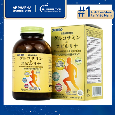 Orihiro Glucosamine & Spirulina: Bí Quyết Vàng Cho Sức Khỏe Khớp 
