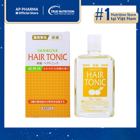  Hair Tonic Yanagiya: Dưỡng Tóc Khỏe Mạnh Từ Hương Bưởi 