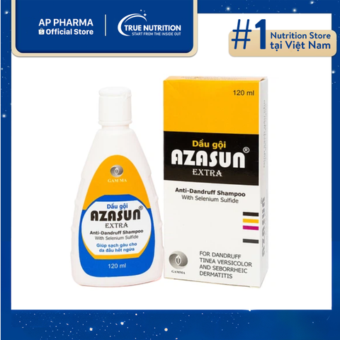  Dầu gội Azasun Extra Gamma: Giải pháp hoàn hảo cho da đầu sạch gàu 