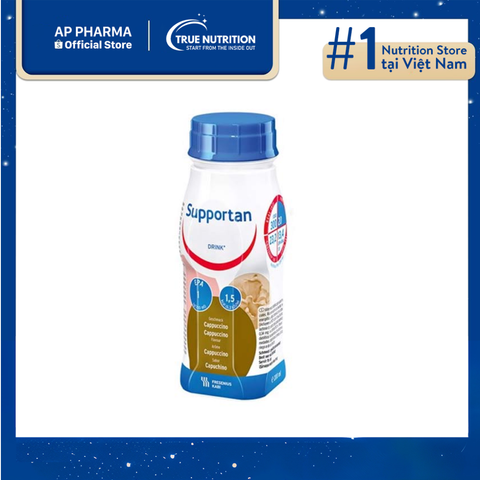  Sữa Supportan Drink Cappuccino: Sức Khỏe Cho Bệnh Nhân Ung Thư! 