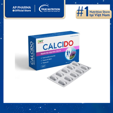  Calcido: Giúp xương chắc khỏe và phòng ngừa loãng xương 