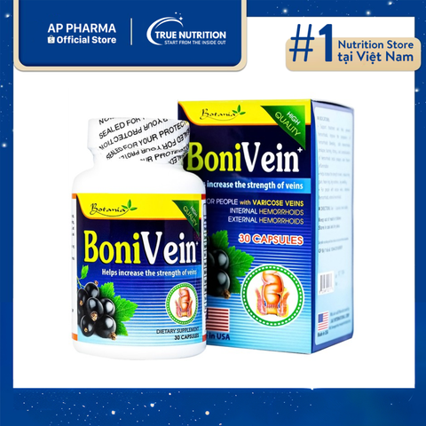 Viên Uống BoniVein Botania: Hỗ Trợ Tăng Sức Bền Tĩnh Mạch