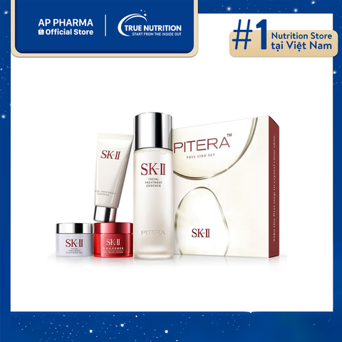  Pitera Full Line Set: Giải Pháp Dưỡng Da Chống Lão Hóa Từ SK-II 