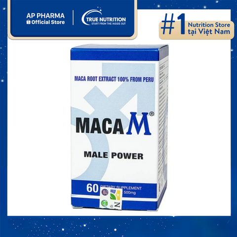 Maca M Male Power: Bí quyết tăng cường sinh lực phái mạnh 
