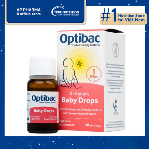  Optibac Baby Drops: Giải Pháp Đột Phá Cho Hệ Tiêu Hóa Trẻ! 