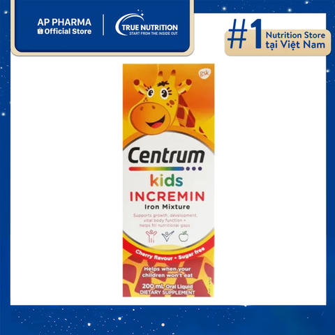  Centrum Kid Úc- Giúp bé ăn ngon, ngủ ngon, phát triển tốt 