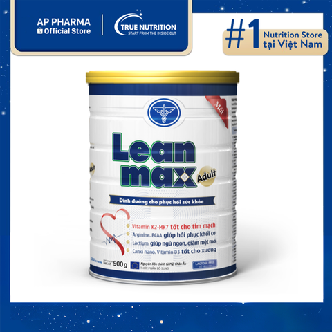  Sữa Leanmax Adult - Dinh Dưỡng Hỗ Trợ Phục Hồi Sức Khỏe 