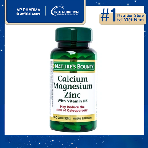  Calcium Magnesium Zinc: Giải Pháp Vàng Cho Xương Khỏe Mạnh 