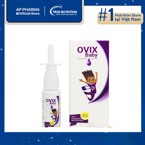  Xịt mũi ovix baby có tốt không? Chỉ Định, Công Dụng 