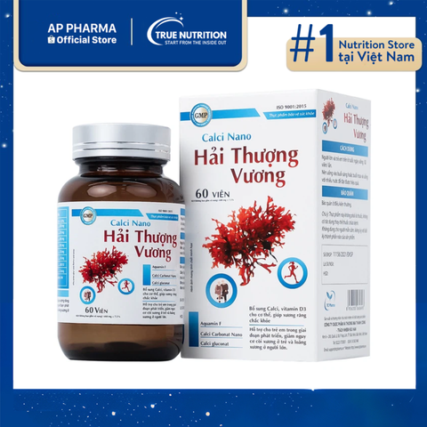  Viên uống Calci Nano Hải Thượng Vương: Hấp thu canxi tối ưu, bảo vệ sức khỏe xương 