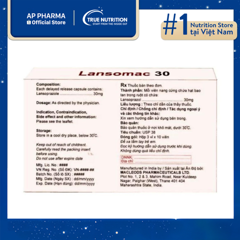  Thuốc Lansomac 30 