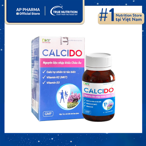 Calcido: Giúp xương chắc khỏe và phòng ngừa loãng xương 