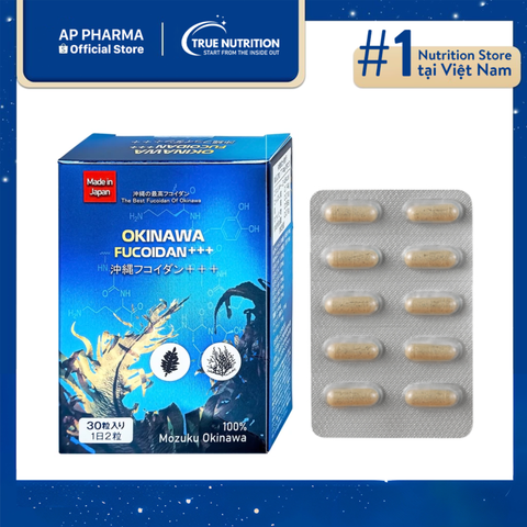  Okinawa Fucoidan +++: Tăng Sức Đề Kháng Mạnh Mẽ, Ngăn Ngừa Lão Hóa 