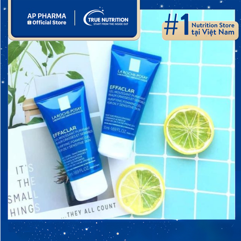  Sữa Rửa Mặt La Roche-Posay 50ml: Đánh Bay Mụn, Làm Sạch Sâu! 