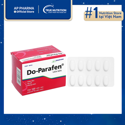  Thuốc Do-Parafen 500mg Là Thuốc Gì? Thành phần và lưu ý cách sử dụng 