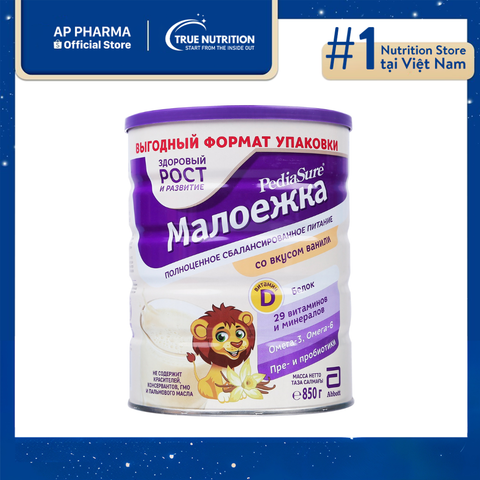  Sữa Pediasure của Nga: Hỗ trợ trẻ phát triển toàn diện từ 1-10 tuổi 