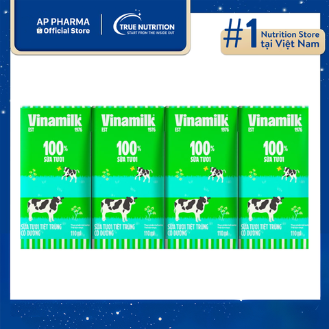  Sữa Tươi Vinamilk 110ml: Giải Pháp Tiện Lợi, Ngon Miệng và Bổ Dưỡng 