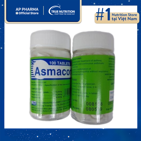  Thuốc Asmacort là thuốc gì? Thành phần, công dụng và cách dùng 
