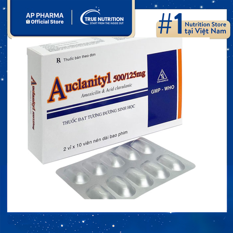  Thuốc Auclanityl 500/125mg Là Thuốc Gì? Công Dụng, Cách Dùng và Lưu Ý Sử Dụng 