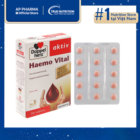  Haemo Vital có tốt không? Tìm hiểu thành phần và lợi ích sản phẩm 