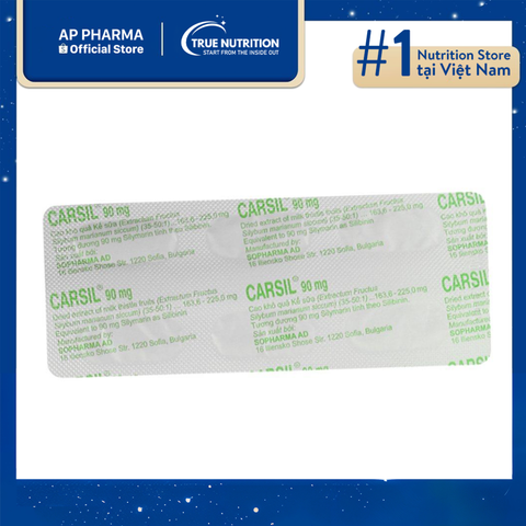  Thuốc carsil 90mg là thuốc gì? Thành phần và lưu ý cách sử dụng 