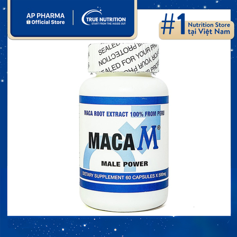  Maca M Male Power: Bí quyết tăng cường sinh lực phái mạnh 