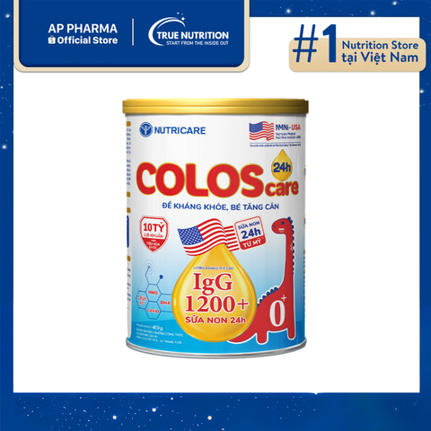  Sữa COLOSCARE 24H 0+: Hỗ Trợ Tiêu Hóa Và Tăng Cường Sức Khỏe Trẻ Nhỏ 