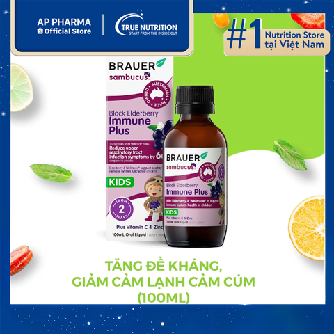  Black Elderberry Immune Plus: Hỗ Trợ Miễn Dịch Từ Thành Phần Tự Nhiên 
