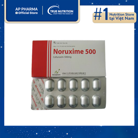  Thuốc Noruxime 500 có tác dụng gì? Thành phần, công dụng, liều dùng 