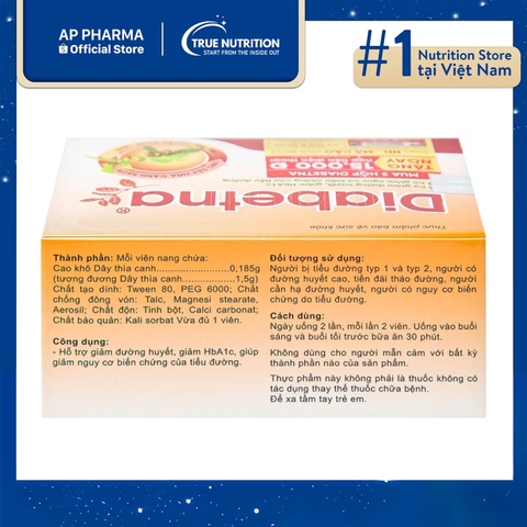 Viên Uống Diabetna Nam Dược: Giải Pháp Để Hỗ Trợ Quản Lý Đường Huyết