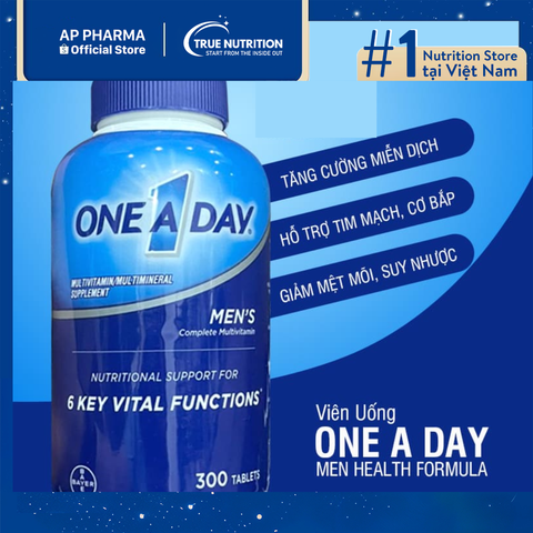  One A Day là thuốc gì? Bí quyết năng lượng và sinh lực mỗi ngày 