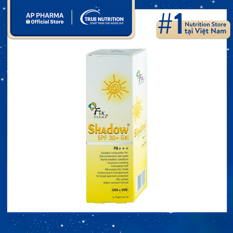  Gel Chống Nắng Fixderma Shadow SPF30+ PA+++: Giải Pháp Chống Nắng Cho Da 