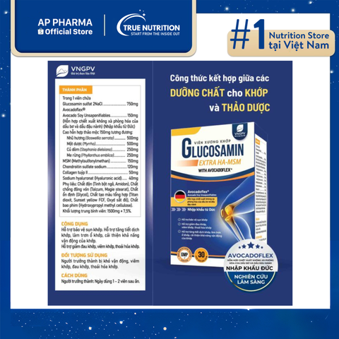  Glucosamin Extra HA-MSM: Khám Phá Bí Quyết Chăm Sóc Khớp 