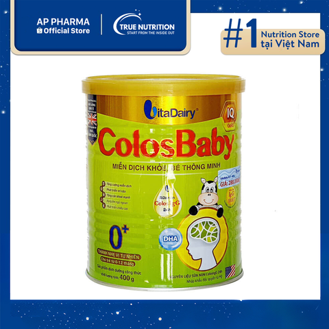  Sữa ColosBaby IQ Gold 0+: Nguồn dinh dưỡng hỗ trợ phát triển cho trẻ nhỏ 