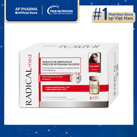  Radical Med Anti-Hair Loss Ampoule Treatment: Tinh Chất Chống Rụng Tóc Hiệu Quả 