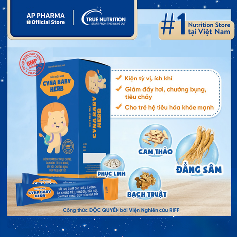  Cyna Baby Herb – Hỗ trợ tiêu hóa, giảm chướng bụng cho bé 