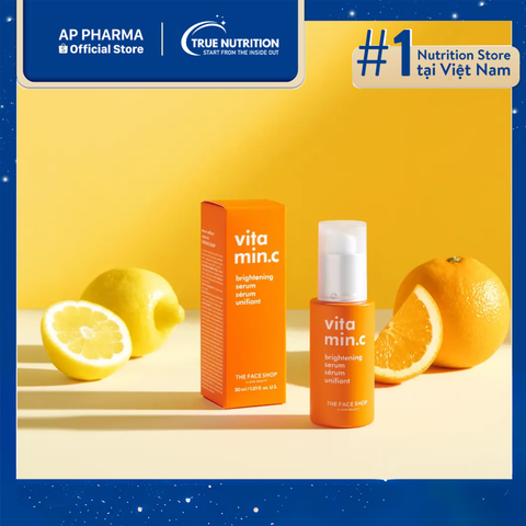  Brightening Serum Vitamin THE FACE SHOP: Làn Da Đều Màu, Tươi Trẻ 