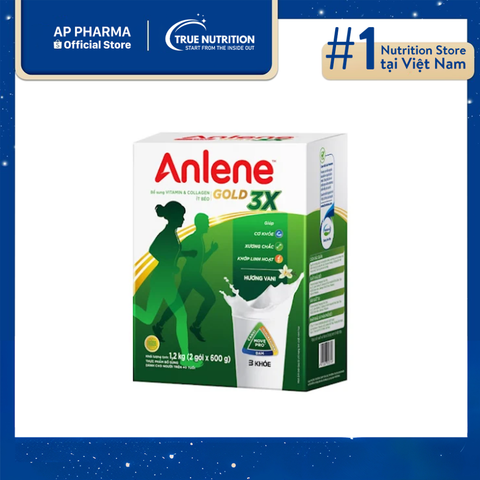  Sữa Anlene Hộp Giấy - Anlene Gold 3X: Bảo Vệ Xương Khớp Toàn Diện 