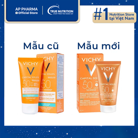  Vichy Capital Soleil Dry Touch Face Fluid: Chống Nắng Tối Ưu 
