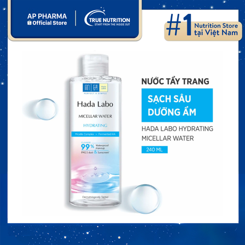  Nước tẩy trang Hada Labo dưỡng ẩm sạch sâu: Giải pháp làm sạch cho làn da 