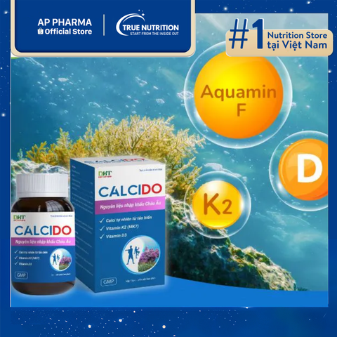  Calcido: Giúp xương chắc khỏe và phòng ngừa loãng xương 