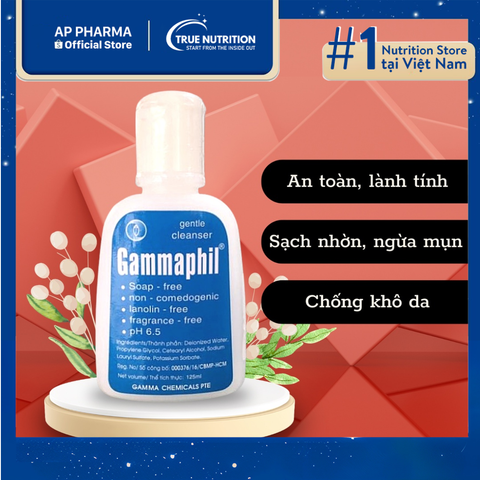  Sữa rửa chuyên dụng Gammaphil Giải pháp dịu nhẹ cho da nhạy cảm của bé 