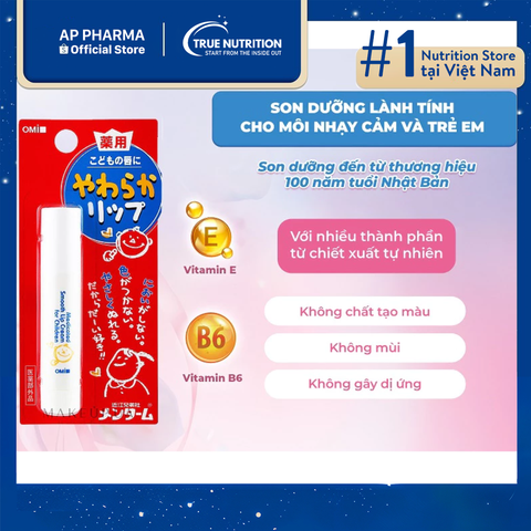  Son Dưỡng Omi Menturm: Giải Pháp Cho Môi Khô Nứt Nẻ 