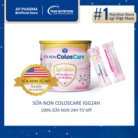  Sữa Non ColosCare IgG24h: Hỗ Trợ Sức Khỏe Toàn Diện, Cải Thiện Ăn Ngon 