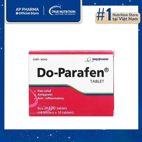  Thuốc Do-Parafen 500mg Là Thuốc Gì? Thành phần và lưu ý cách sử dụng 