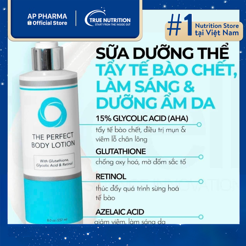  The Perfect Body Lotion: Giải Pháp Dưỡng Da Toàn Thân, Chống Lão Hóa 