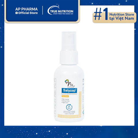  Xịt trị mụn Fixderma Salyzap for Body Acne: Giải Pháp Cho Làn Da Sạch Sáng Mịn! 