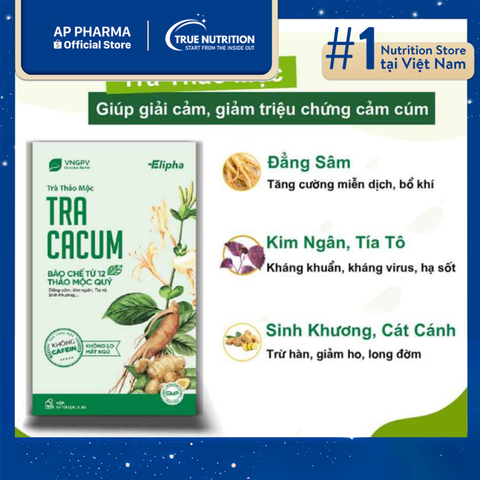  Trà Thảo Mộc TRACACUM - Thức Uống Vàng Cho Sức Khỏe Toàn Diện 