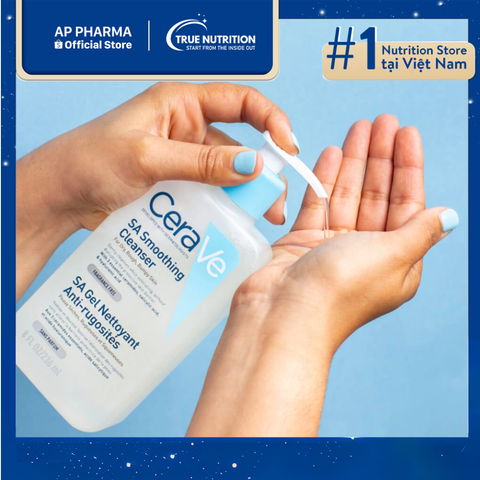  Sữa rửa mặt CeraVe SA Smoothing Cleanser: Làm sạch và dịu da! 