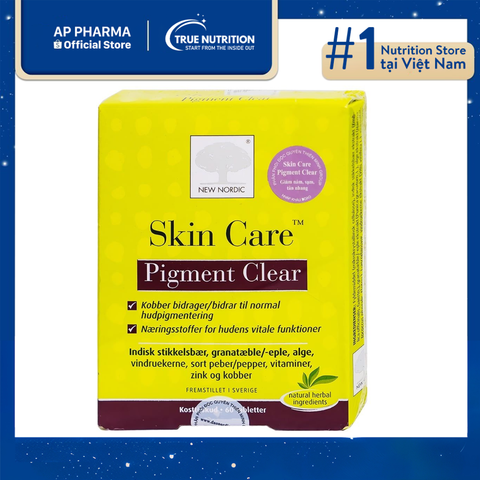  Skin Care Pigment Clear New Nordic: Bí quyết đánh bay nám, tàn nhang hiệu quả 